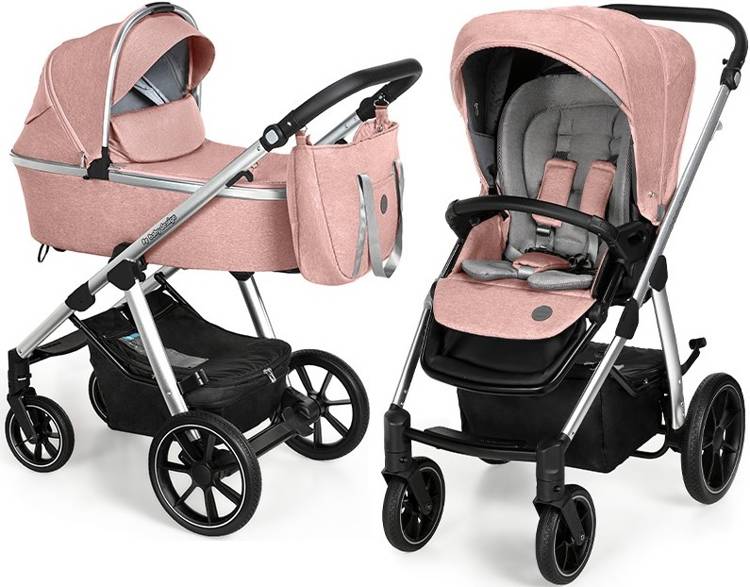 Baby Design Bueno 208 Pink Bērnu rati 2in1