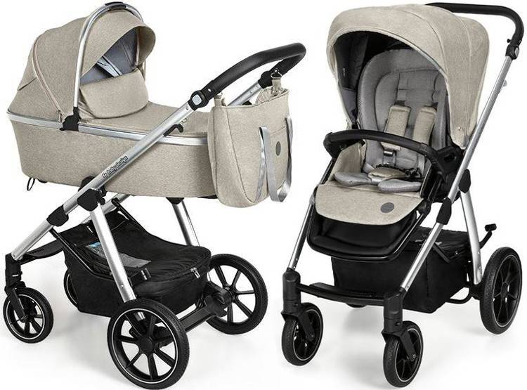 Baby Design Bueno 209 Beige/grey Bērnu rati 2in1