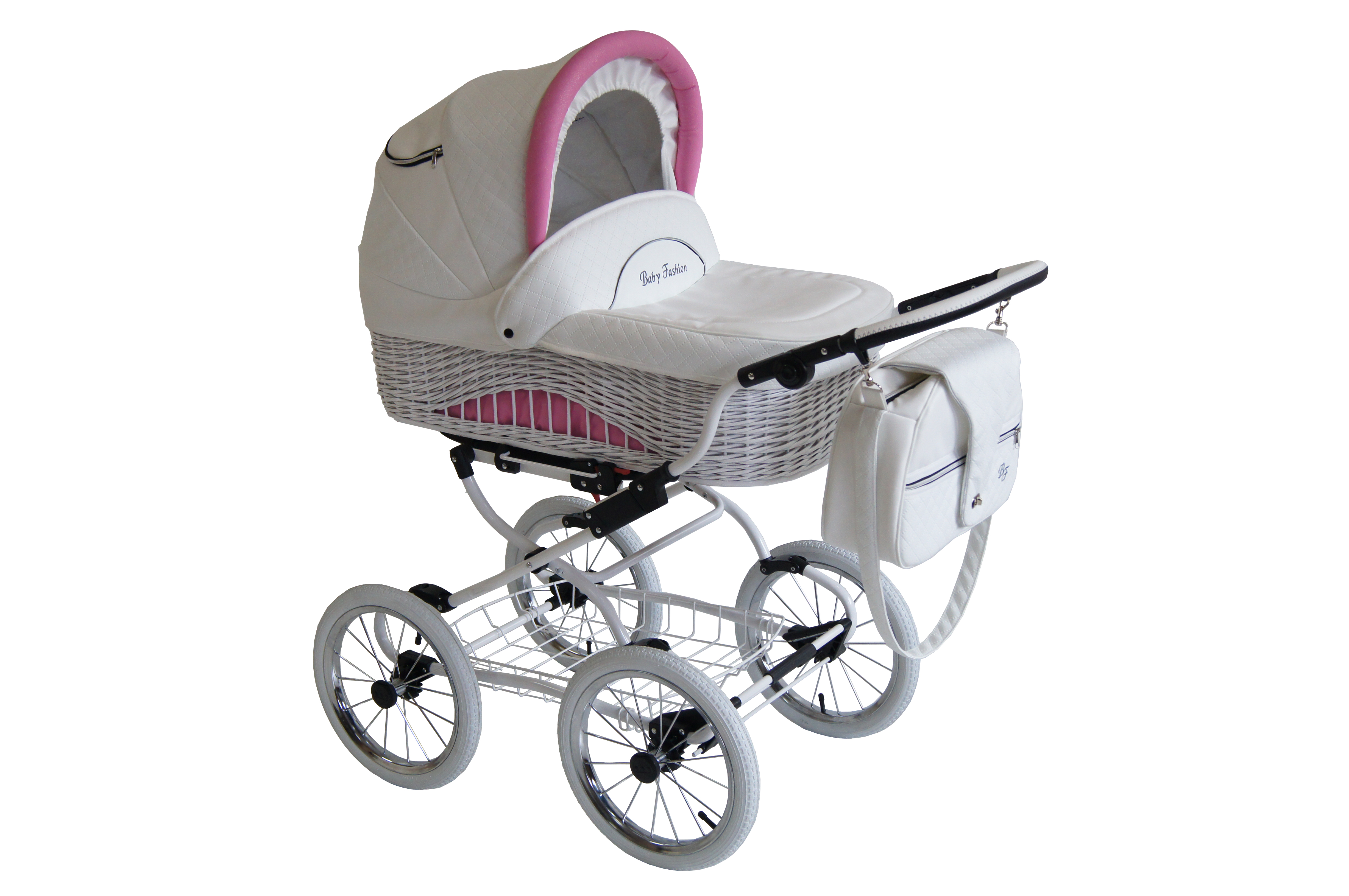 Baby Fashion Scarlett BW-2 Bērnu rati 3in1