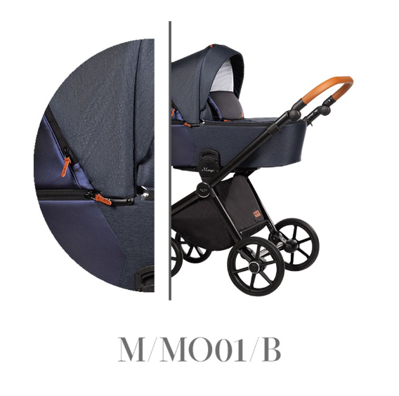 Baby Merc Mango M/MO01/B Bērnu rati 2in1