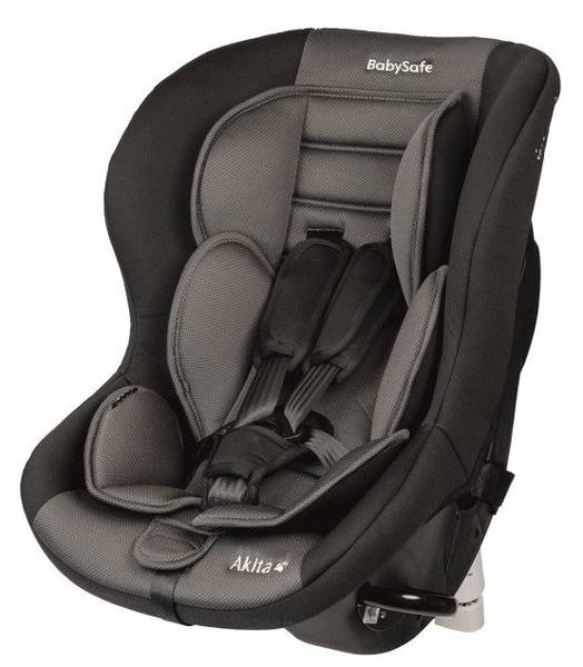 Babysafe Akita Grey Black Bērnu autosēdeklis 0-18 kg