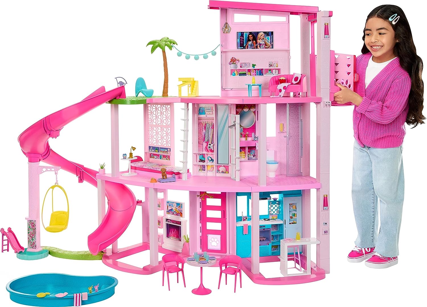 Barbie Dreamhouse 2023 + 75 Accessories HMX10 Leļļu māja