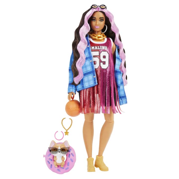 Barbie Extra Doll-Basketball Jersey lelle HDJ46