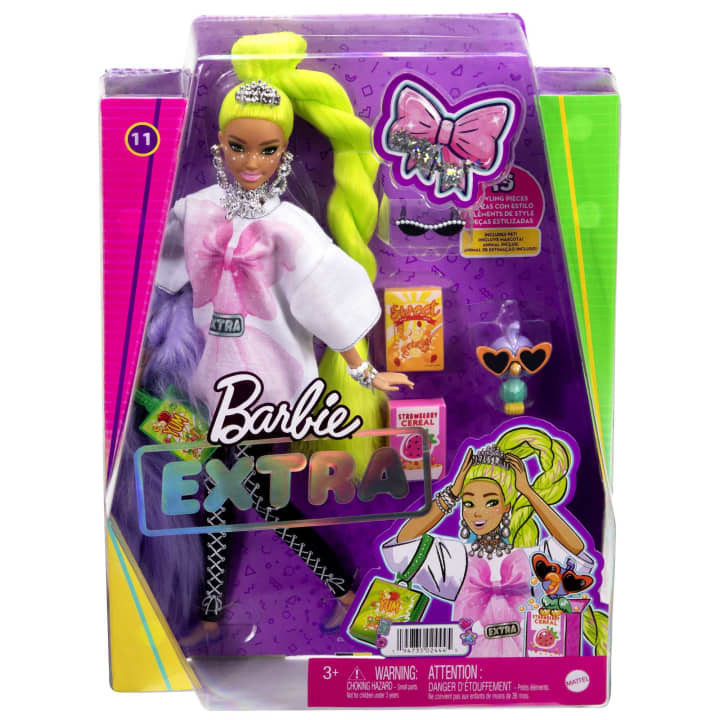Barbie Extra Doll-Neon Green Hair lelle HDJ44