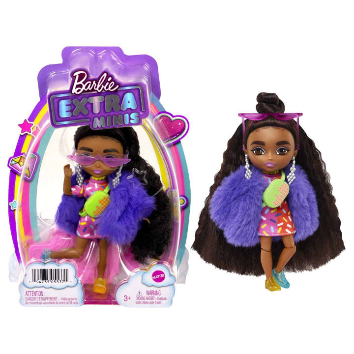 Barbie Extra Mini Doll lelle Sprinkle Dress HGP63