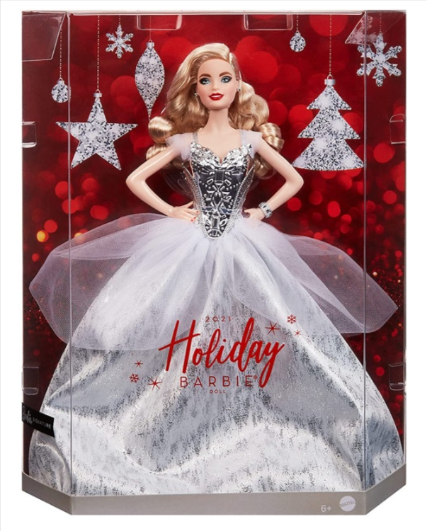 Barbie Holiday Doll - Wavy Blonde Hair lelle GXL18