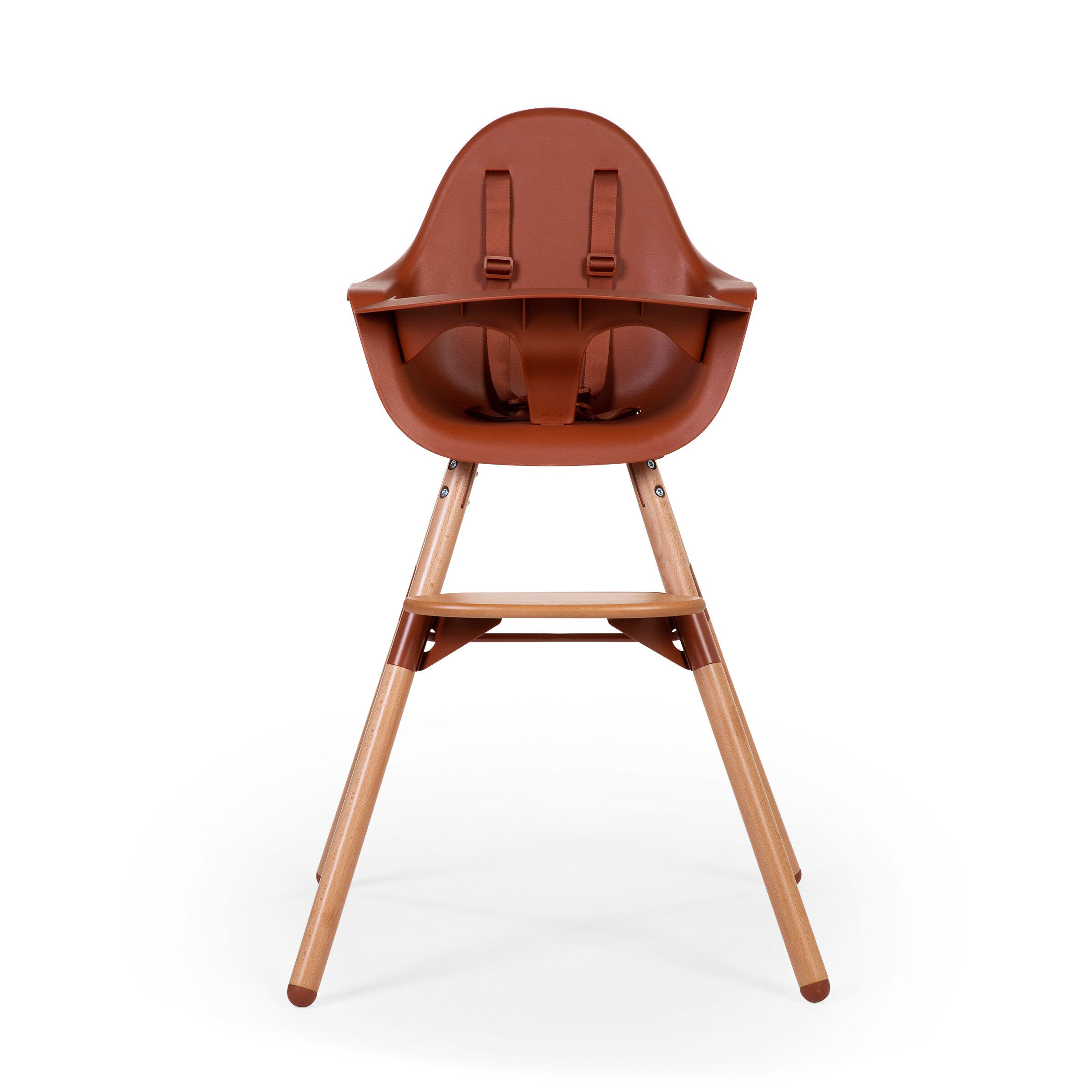 Barošanas krēsls 2in1 Childhome Evolu 2 Natural Rust