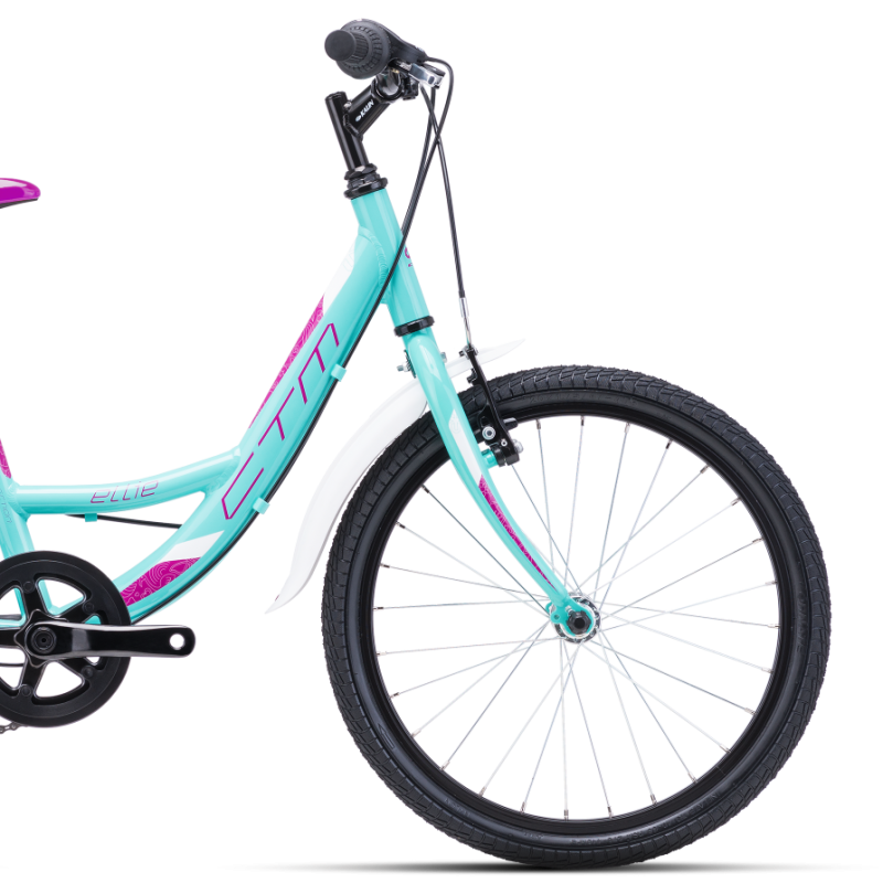 Bērnu divritenis velosipēds CTM Ellie 2.0 Turquoise 20 collas