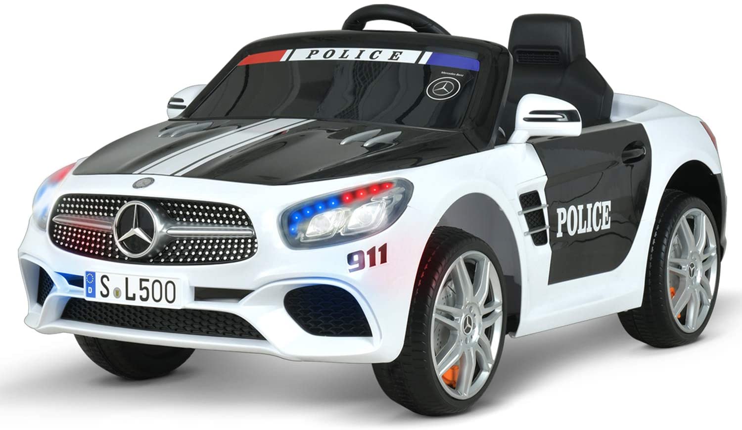 Bērnu elektromobilis ar pulti Mercedes SL500 Police S301