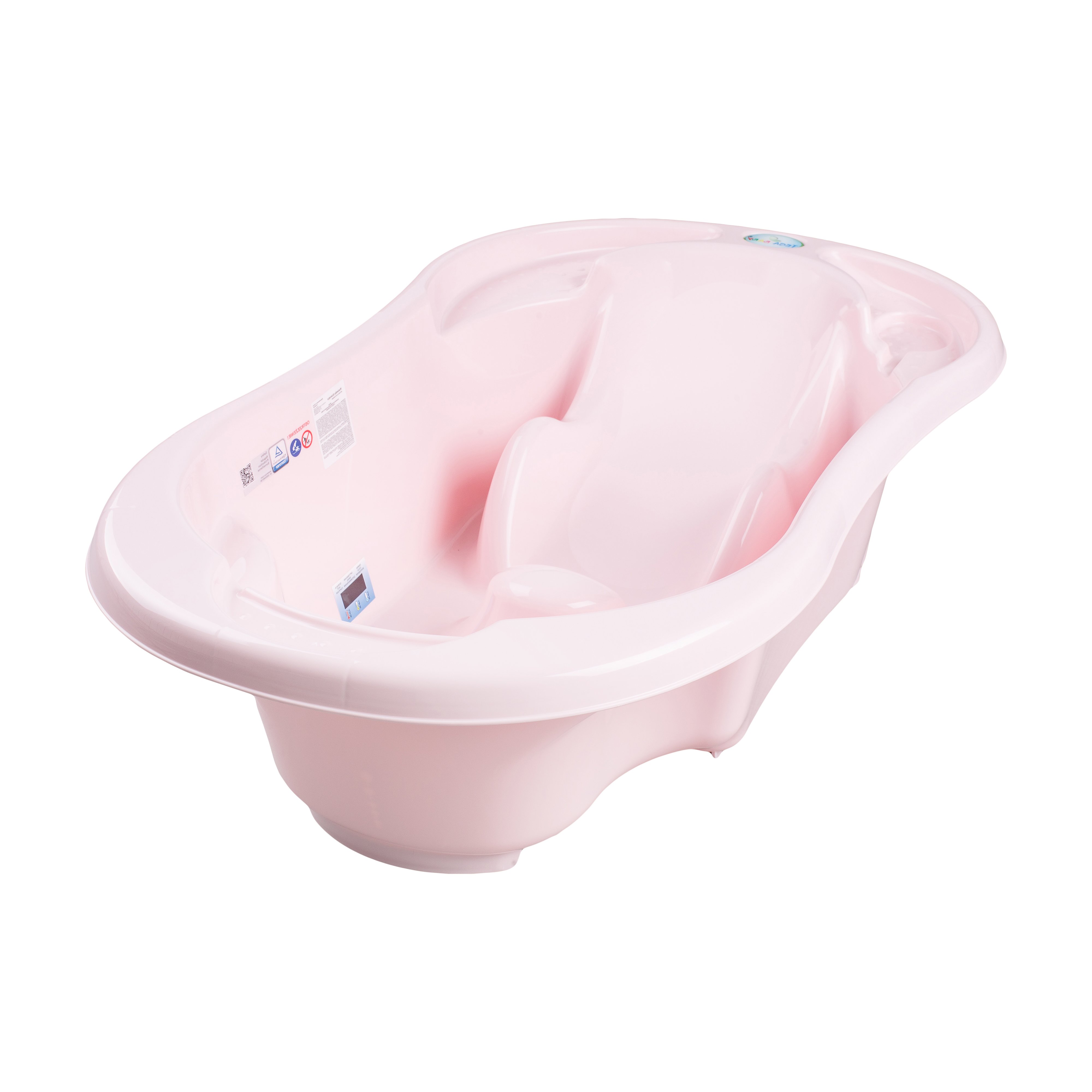 Bērnu vanna anatomiskās formas TegaBaby COMFORT light pink TG-011