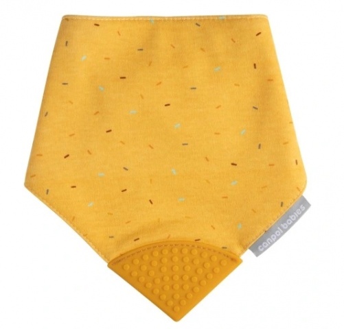 Canpol Babies Priekšautiņš ar graužamo yellow