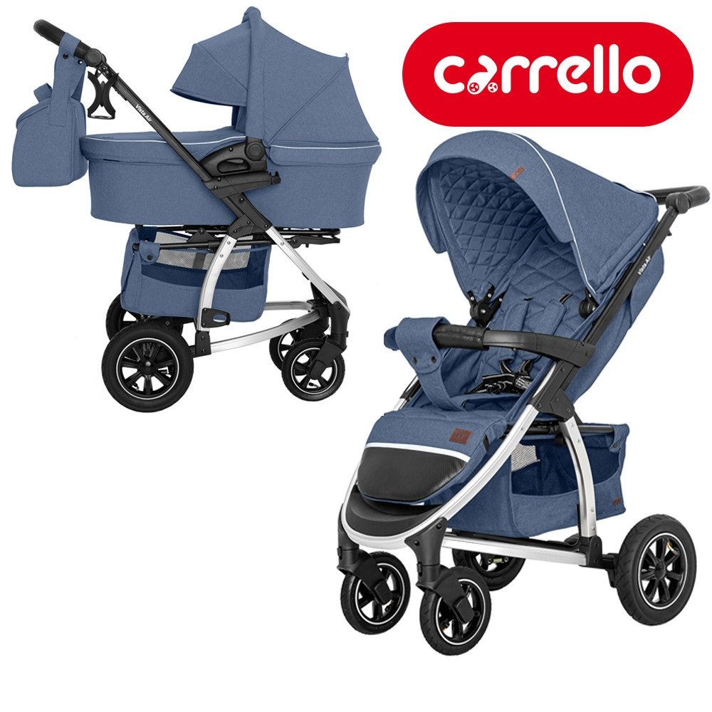 Carrello Vista Air Denim Blue Bērnu rati 2in1