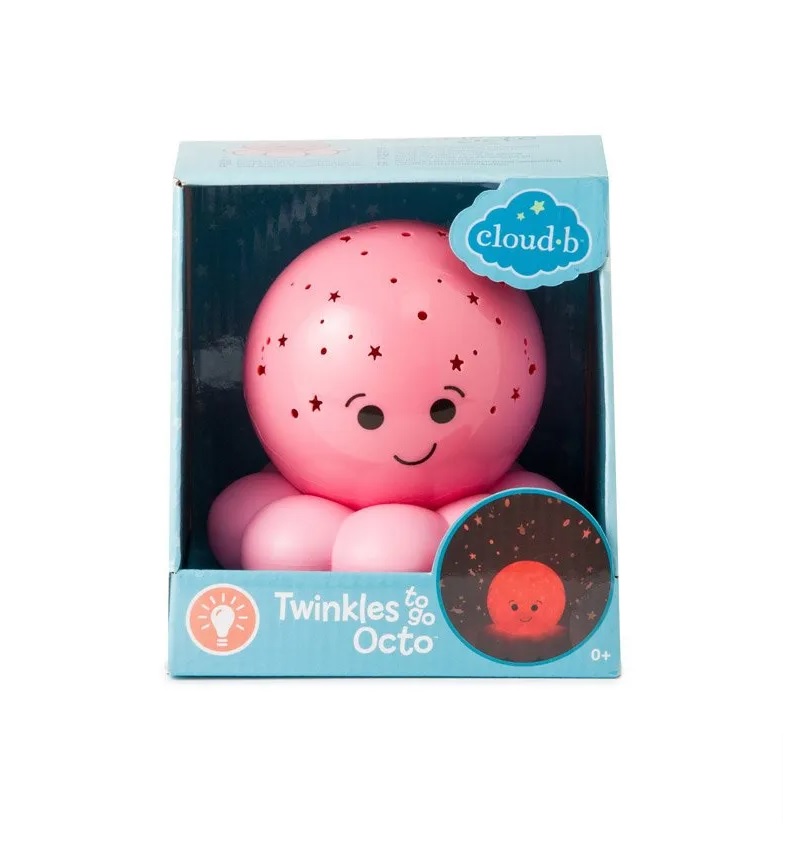 Cloud B Twinkles To Go Octo Baby Pink Hочник-проектор