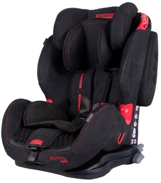 Coletto Sportivo Isofix Black new Bērnu autosēdeklis 9-36 kg