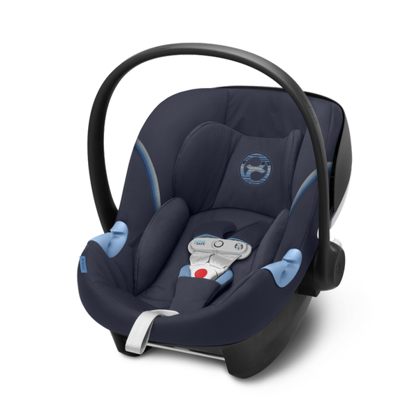 Cybex Aton M i-Size Navy Blue + SensorSafe Bērnu autosēdeklis 0-13 kg