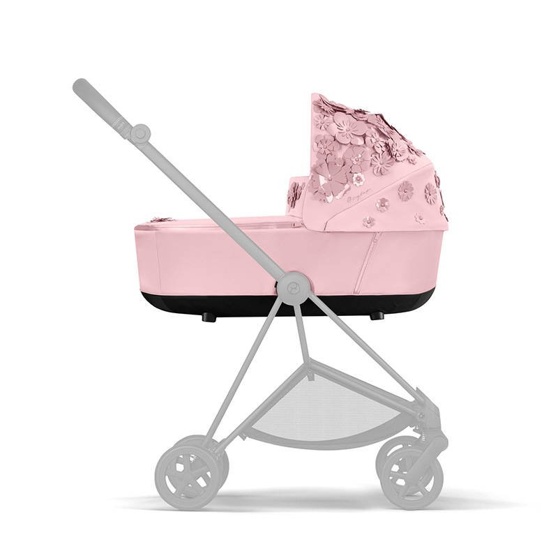 Cybex Mios 3.0 Pale Blush Simply Flowers + Cloud Z i-Size + Rose gold frame Детская коляска 3in1