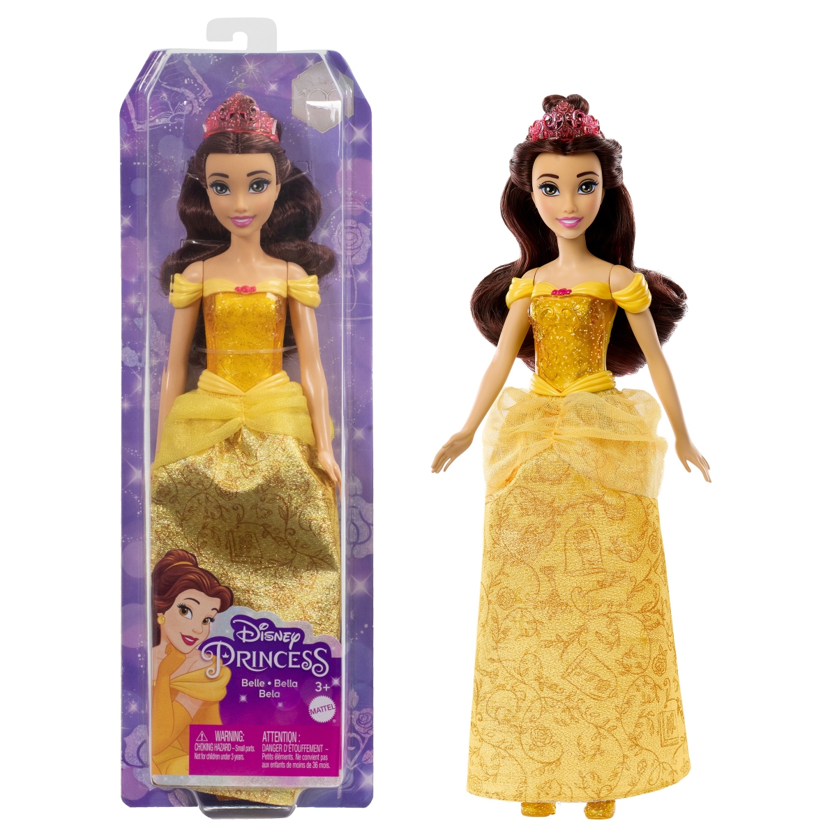 Disney Princess Fashion Core Doll Asst. Belle Kукла HLW11