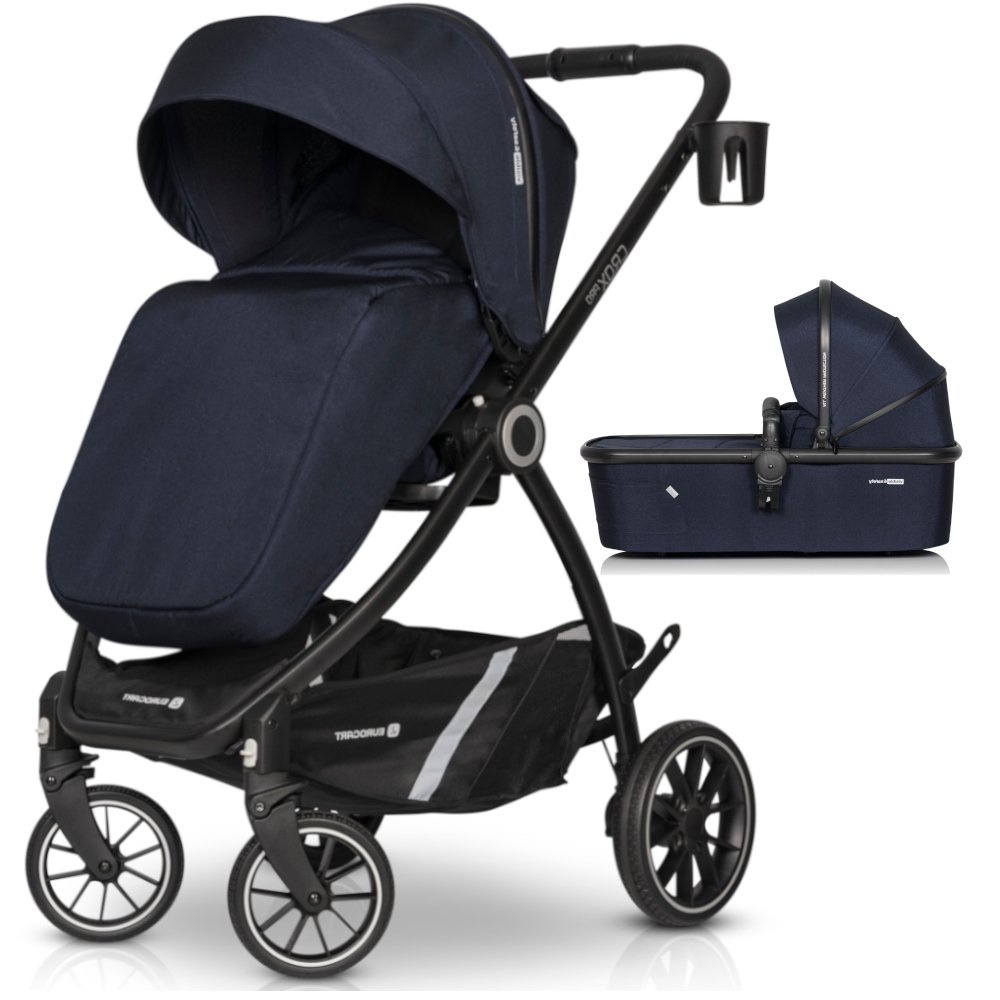 Euro-Cart Crox Pro Cosmic Blue Bērnu rati 2in1