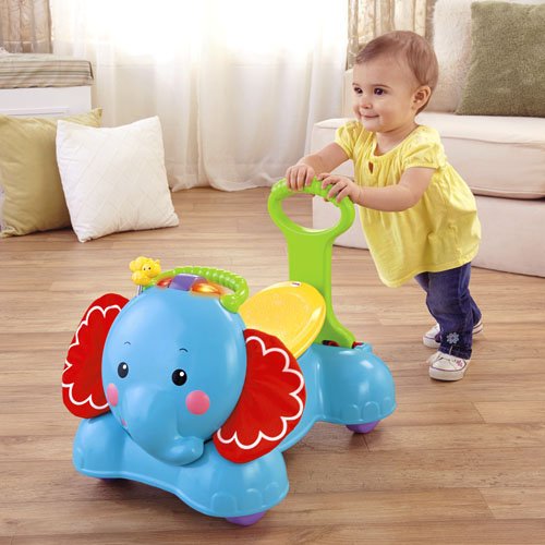 Fisher Price 3in1 Bounce, Stride and Ride Elephant CBN62 Stumjamais auto