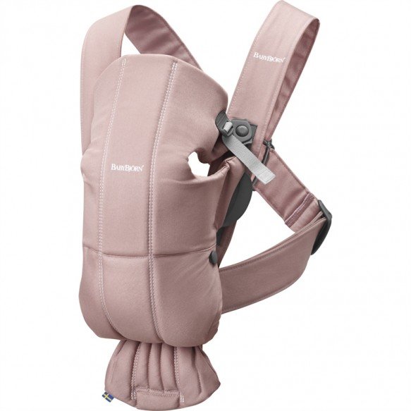 Ķengursoma BabyBjorn Baby Carrier Dusty pink Cotton