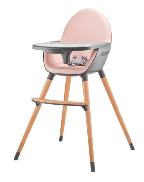 KinderKraft Fini Pink 2in1 Barošanas krēsls