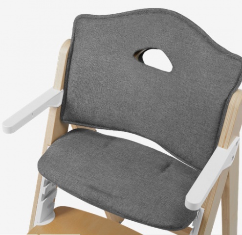 Lionelo FLORIS White natural Barošanas krēsliņš + mīksts ieliktnis