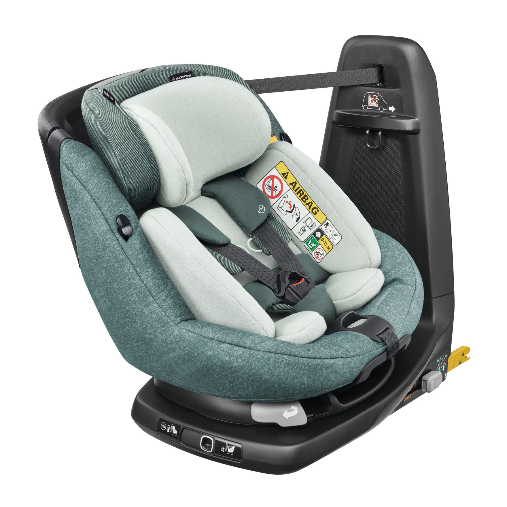 MAXI COSI AxissFix Plus Nomad Green Bērnu autosēdeklis 0-18 kg