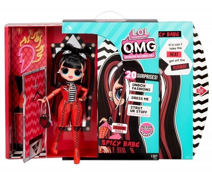 MGA LOL SURPRISE O.M.G. Spicy Babe Fashion Doll + 20 Surprises