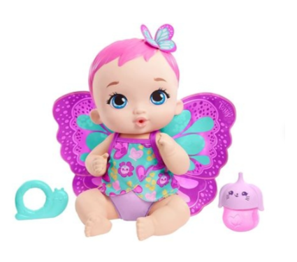 My Garden Baby Drink & Wet Butterfly Baby Pink Lelle GYP10