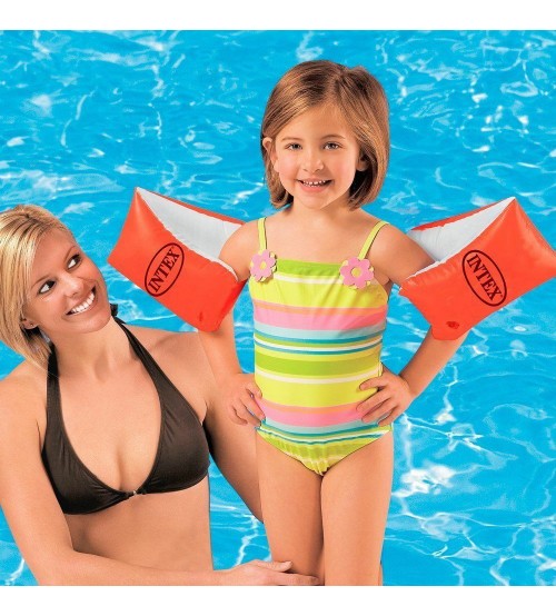 Piepūšamās aproces peldēšanai 6-12 gadi Intex Orange 58641