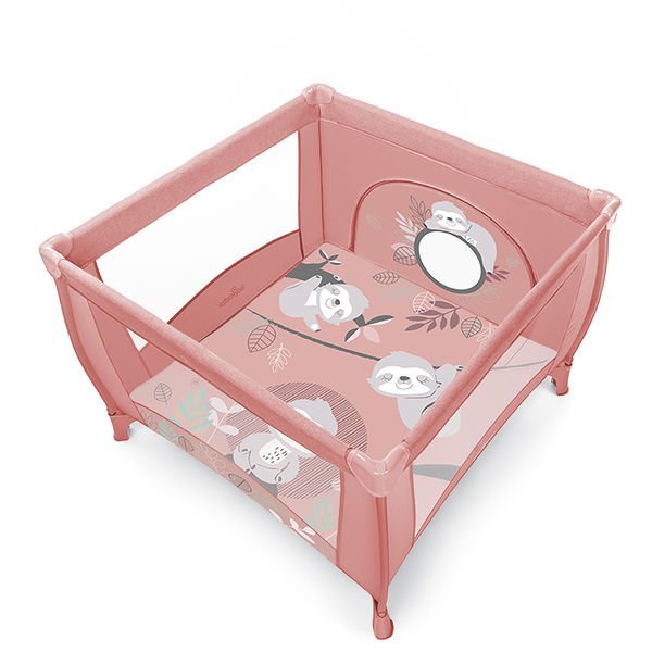 Saliekamā manēža Baby Design Play Pink lemur