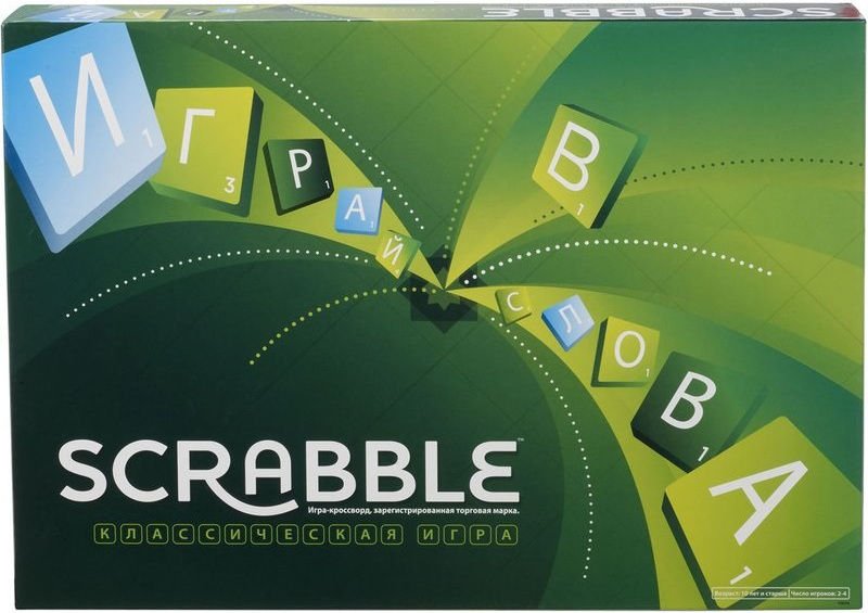 Scrabble Original - Russian Y9618 Vārdu spēle (krievu. val.)