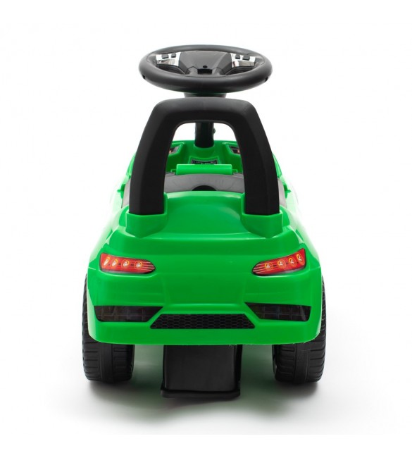 Stumjamā mašīna ar skaņas signālu BabyMix RACER green 45833