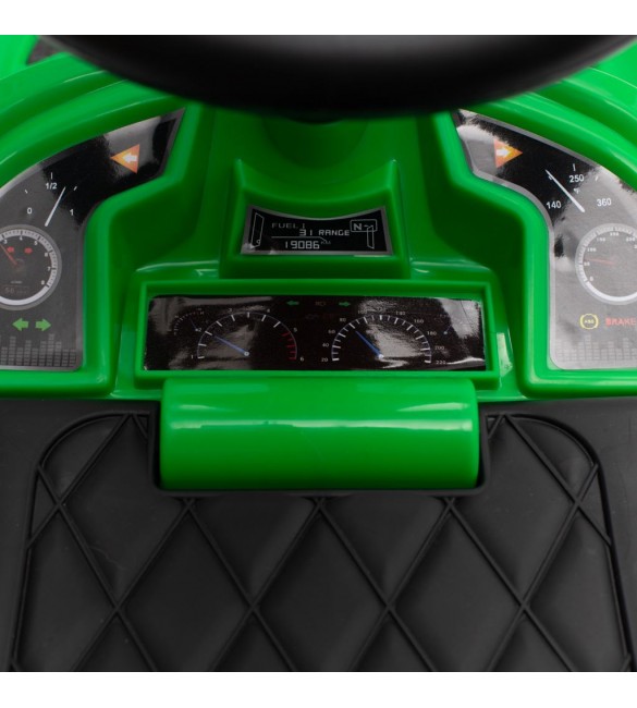 Stumjamā mašīna ar skaņas signālu BabyMix RACER green 45833