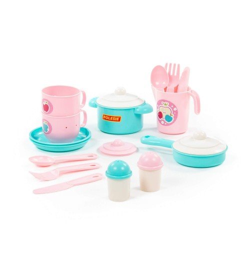 Комплект посуды для детей на 2 чел. пластмасса 18 элем. PL80189