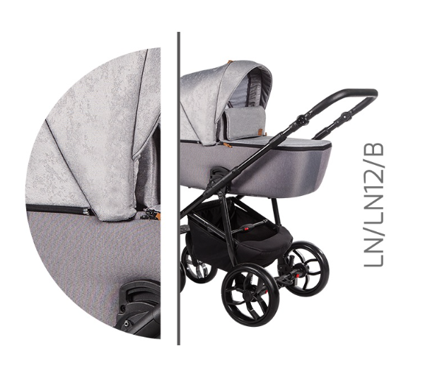 Baby Merc La Noche LNL/LN12/B Bērnu rati 3in1