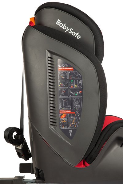 BabySafe Corso Black Bērnu autosēdeklis 9-36 kg