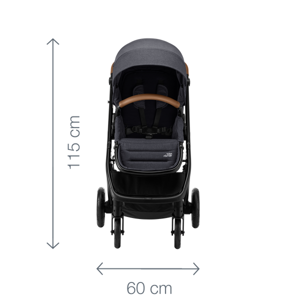 Britax Romer Strider M прогулочная коляска Black Shadow