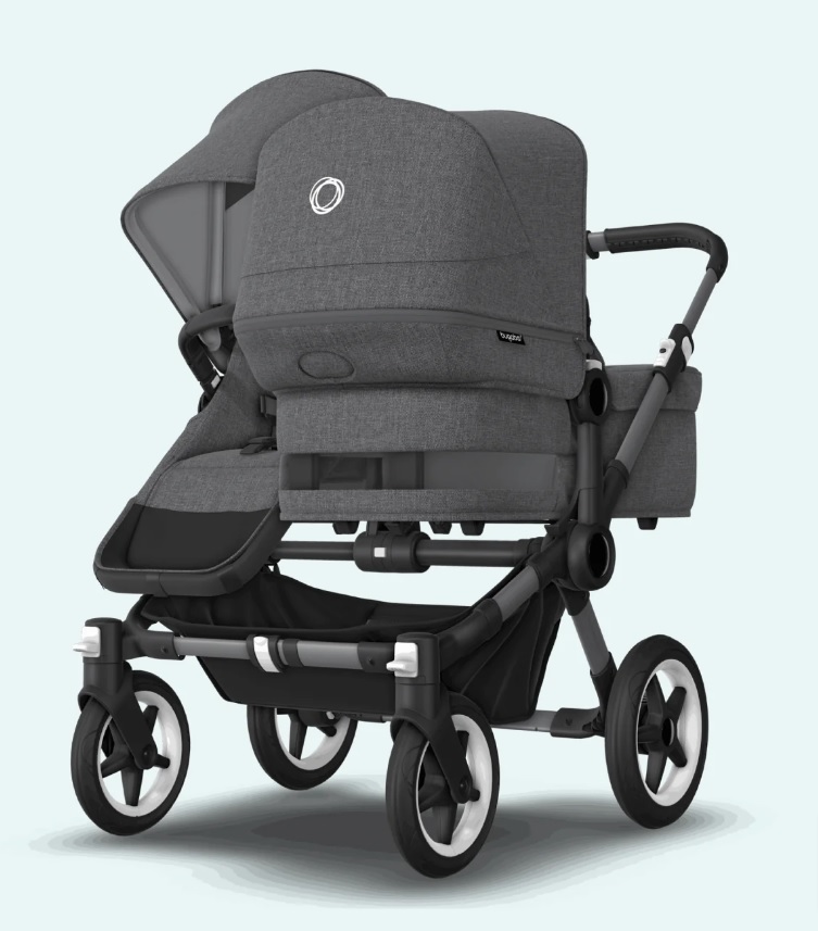Bugaboo Donkey 5 TWIN Forest Green Black frame Коляска для двойни Трансформер 2in1