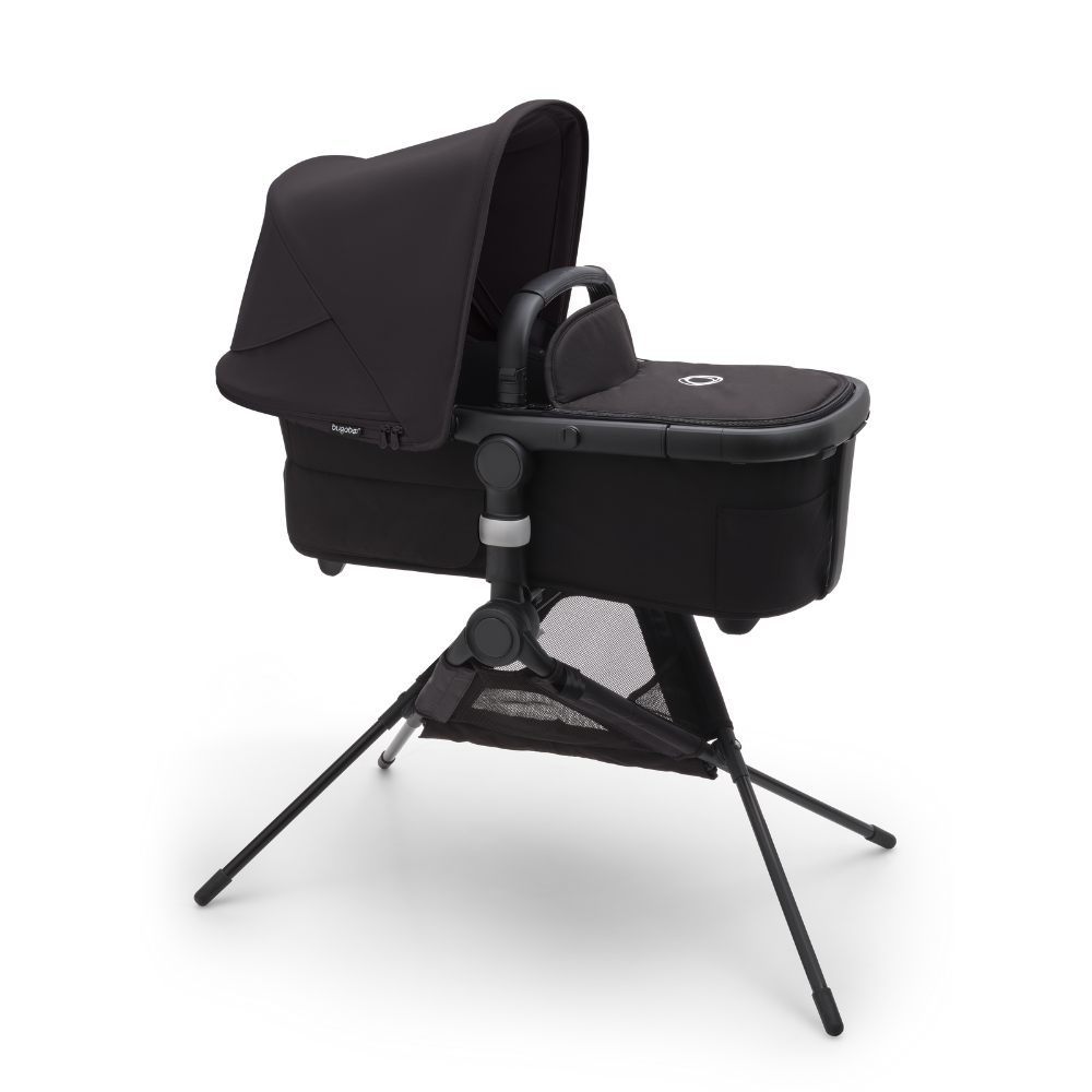 Bugaboo Fox 5 Grey Melange Детская коляска 2в1 Графитовая рама + Крыша Breezy Morning Pink