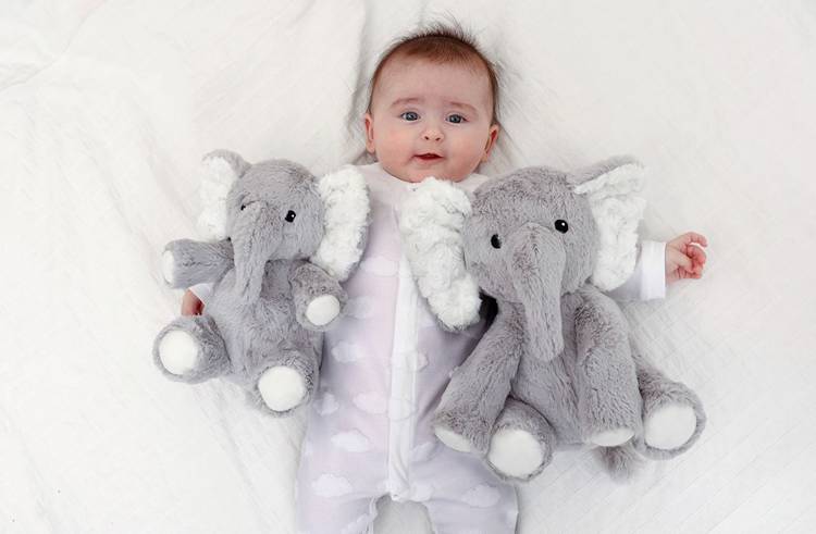 Cloud B Love Light On The Go Elliot Elephant Nakts rotaļlieta ar melodijām