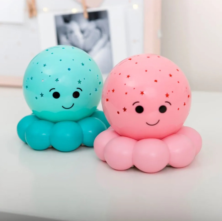 Cloud B Twinkles To Go Octo Blue Ocean Nakts lampa-projektors