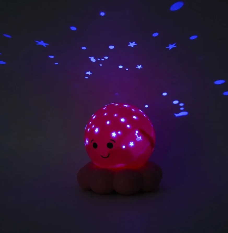 Cloud B Twinkles To Go Octo Blue Ocean Nakts lampa-projektors