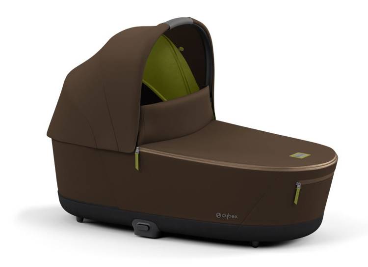 Cybex e-Priam Khaki Brown Chrome brown frame Bērnu rati 4in1