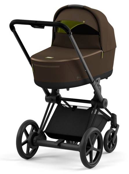 Cybex e-Priam Khaki Brown Matt black frame Kulbu Rati