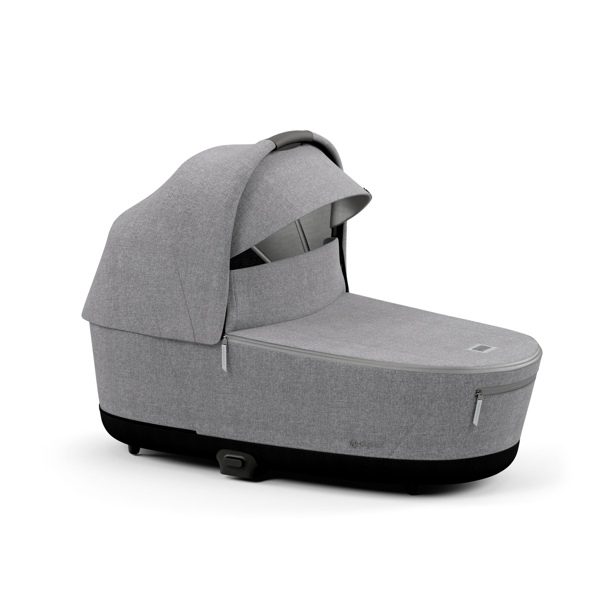 Cybex e-Priam Manhattan Grey Plus Chrome brown frame Bērnu rati 4in1