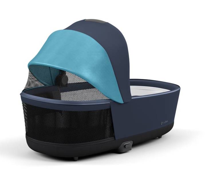 Cybex e-Priam Nautical Blue Matt black frame Bērnu rati 4in1