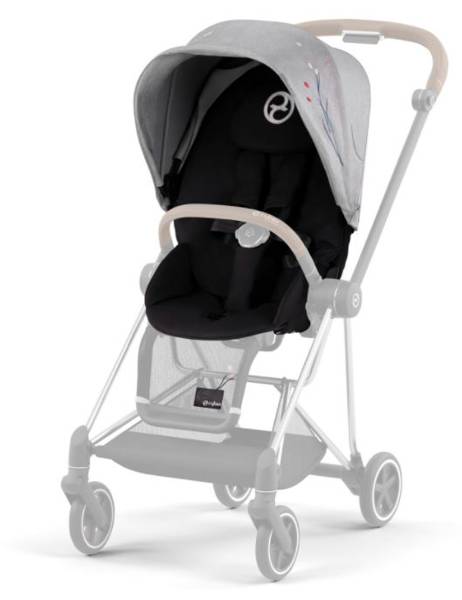 Cybex Mios 3.0 + Cloud Z i-Size Koi Crystallized + Chrome Brown frame Детская коляска 3in1