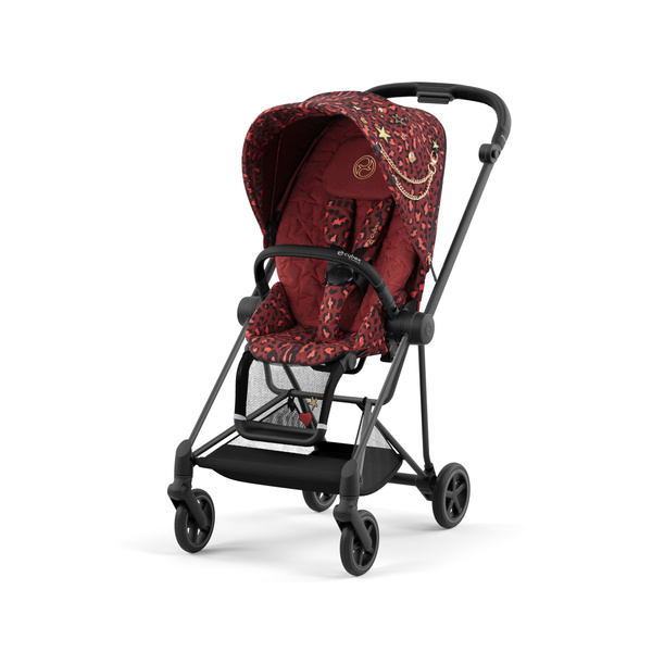 Cybex Mios 3.0 + Cloud Z2 i-Size Rosenrot Red + Chrome black frame Детская коляска 3in1