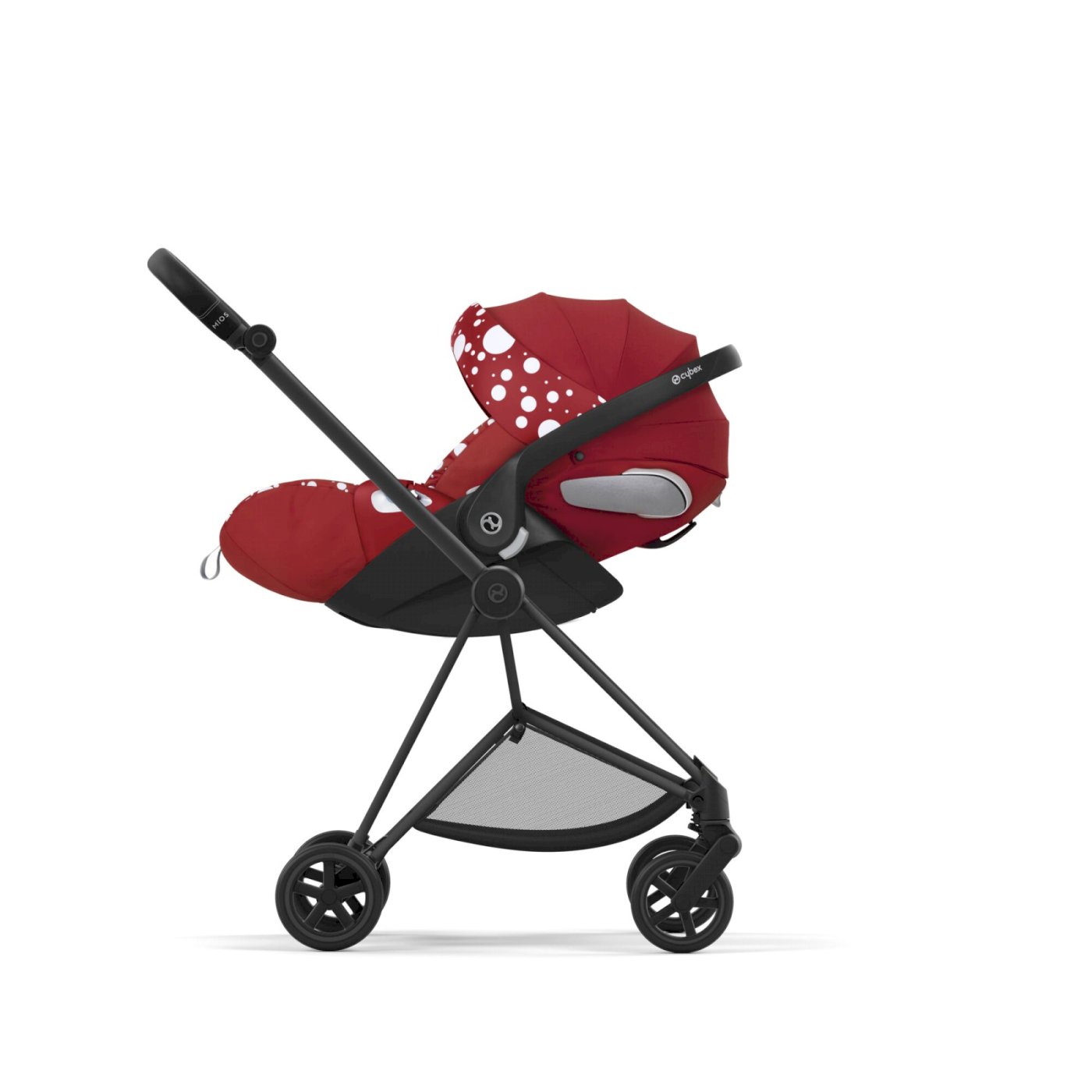 Cybex Mios 3.0 Petticoat + Cloud Z i-Size + Chrome Black frame Детская коляска 3in1
